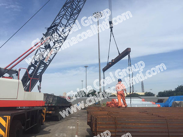 China Coal Group International Trading Company Exported A Batch Of Mining Steels To Mexico By Tianjin Port 