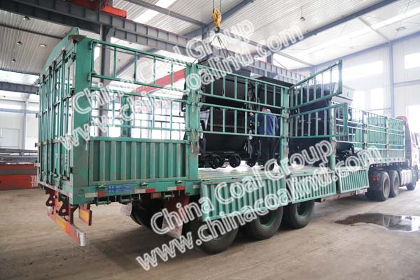 China Coal Group International Trading Company Exported A Batch of Bucket Tipping Mine Cart to Russia