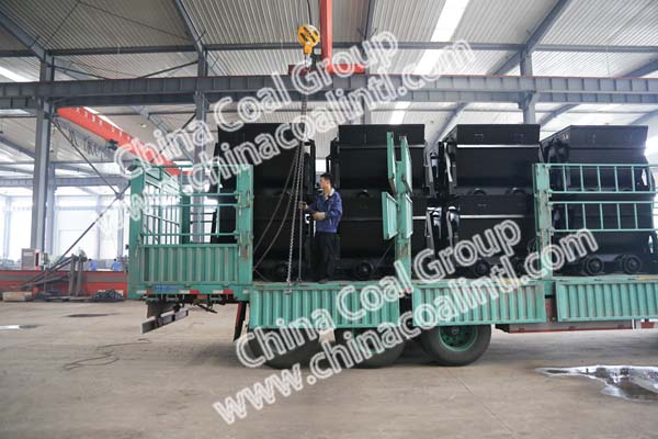 China Coal Group International Trading Company Exported A Batch of Bucket Tipping Mine Cart to Russia