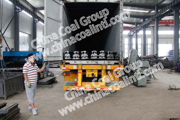 A Batch of Heavy Steel Rails of China Coal Group International Trading Company Exported to Italy by Qingdao Port