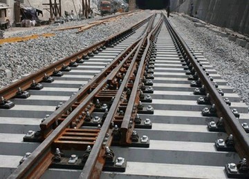 Mine Narrow Gauge Crossover Track Switch