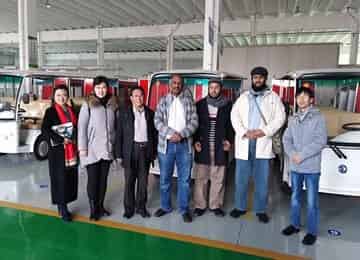 Warmly Welcome Saudi Arabian Merchants To China Coal Group Joint Manufacturing Company for Golf Cart