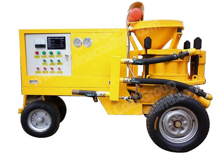 Building gunite machine