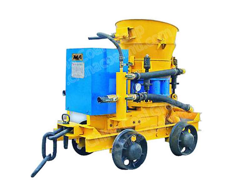 Building gunite machine