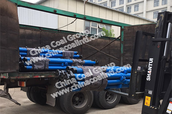 China Coal Group Sent A Batch Of Suspended Single Hydraulic Props To Lvliang City Shanxi Province