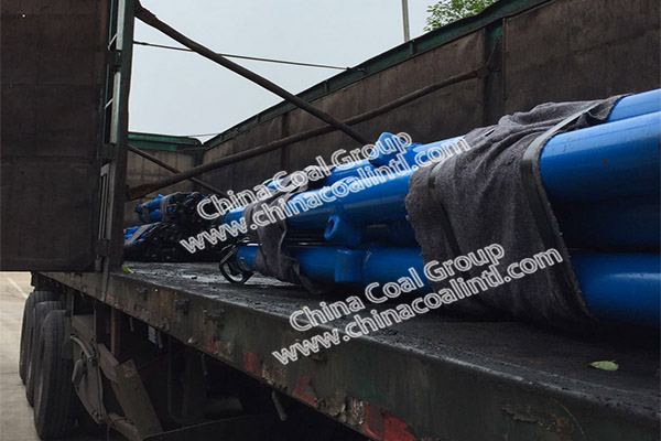 China Coal Group Sent A Batch Of Suspended Single Hydraulic Props To Lvliang City Shanxi Province