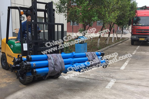 China Coal Group Sent A Batch Of Suspended Single Hydraulic Props To Lvliang City Shanxi Province