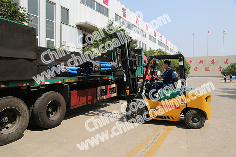 China Coal Group Send A Batch Of Single Hydraulic Props To Shanxi Province