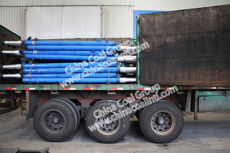 China Coal Group Send A Batch Of Single Hydraulic Props To Jinzhong City, Shanxi Province