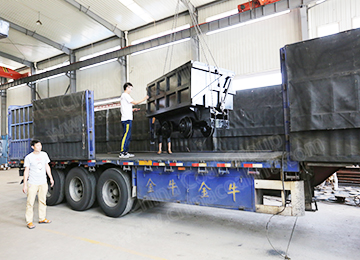 Chian Coal Sent A Batch Of Side Dump Mine Car To Jincheng City Shanxi Province