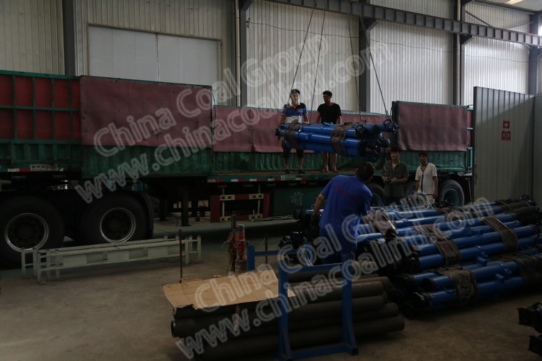 China Coal Group Send A Batch Of Single Hydraulic Props To Guangyang City Sichuan Province