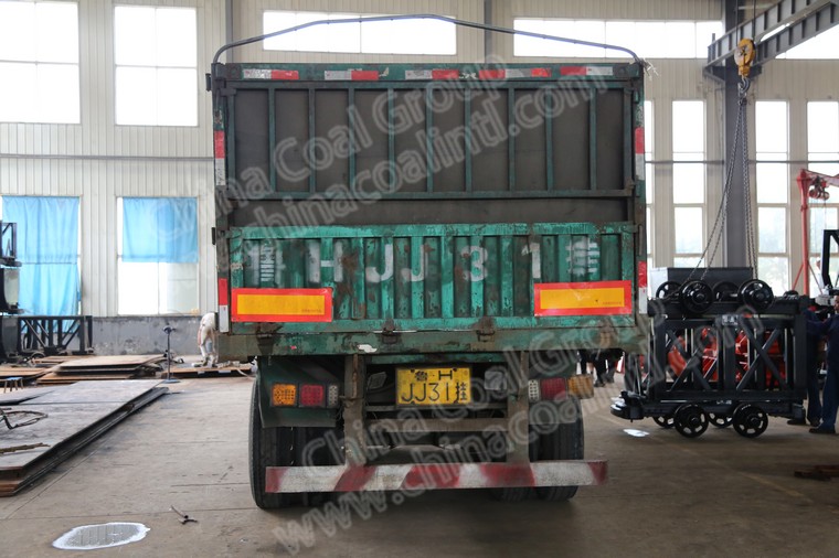 China Coal Group Send A Batch Of Mining Material Truck To Jincheng, Shanxi Province