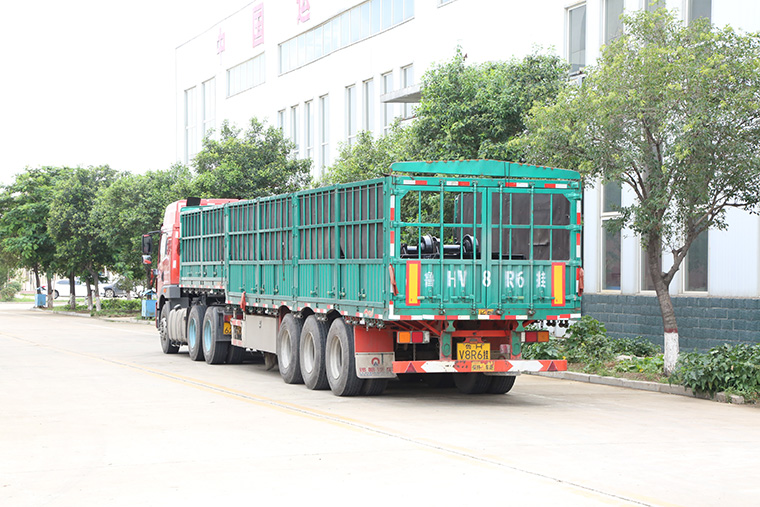 China Coal Group Sent A Batch Of Mining Platbed Cars To luliang City Shanxi Province