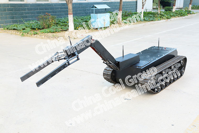 China Coal Group Successfully Developed Intelligent Products - Crawler Explosive Robot