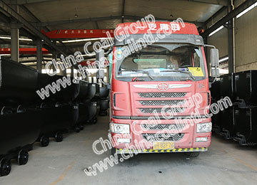 China Coal Group Sent A Batch Of Material Trucks And Flatbed Mine Cars To Shanxi Province
