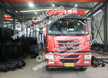 China Coal Group Sent A Batch Of Buck Rock Loaders To Jinzhong City Shanxi Province