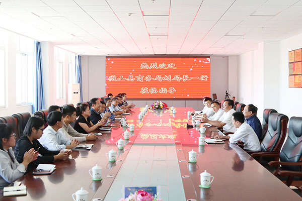 Warmly Welcome The Weishan County Business Bureau Leaders To Visit China Coal Group