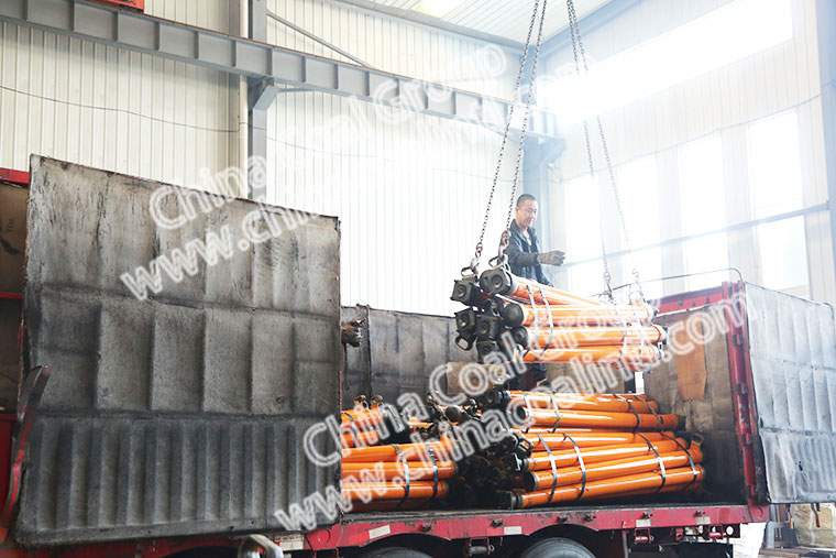  China Coal Group Send A Batch Of Hydraulic Props To Yangquan City Shanxi Province