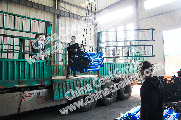 China Coal Group Sent A Batch of Single Hydraulic Props to Yunnan Province