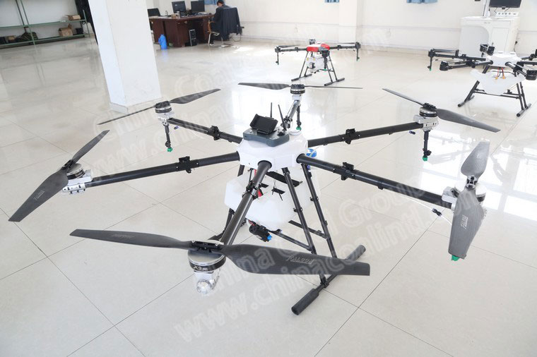 Carbon Fiber Frame 8axis 20kg Rc Agricultural Spraying Drone