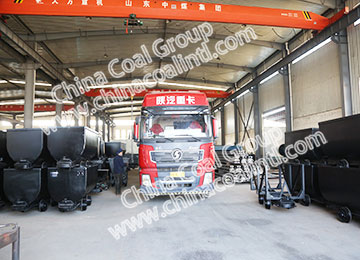 China Coal Group Sent A Batch Of Mining Tipping Cars To Jiuquan, Gansu