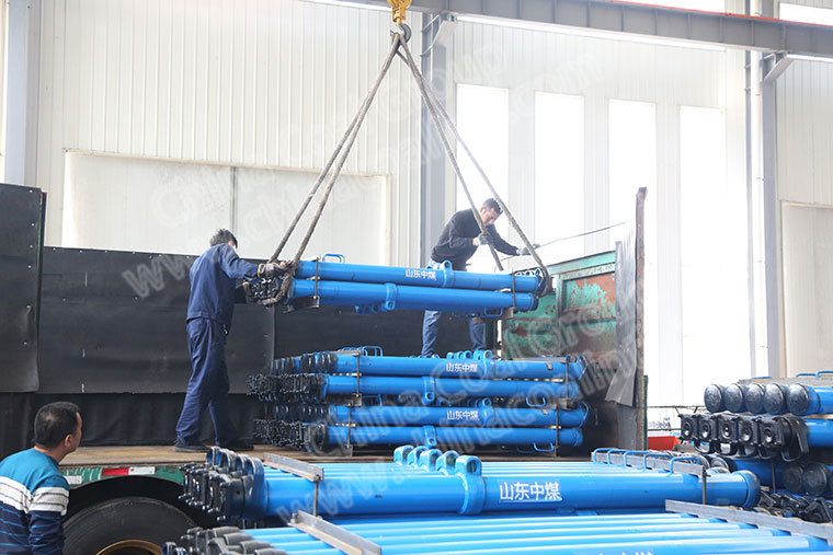 China Coal Group Sent A Batch Of Single Hydraulic Props To Yangquan City