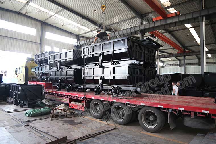 China Coal Group Sent A batch Of Side Dump Mining Rail Car To Yunnan Province