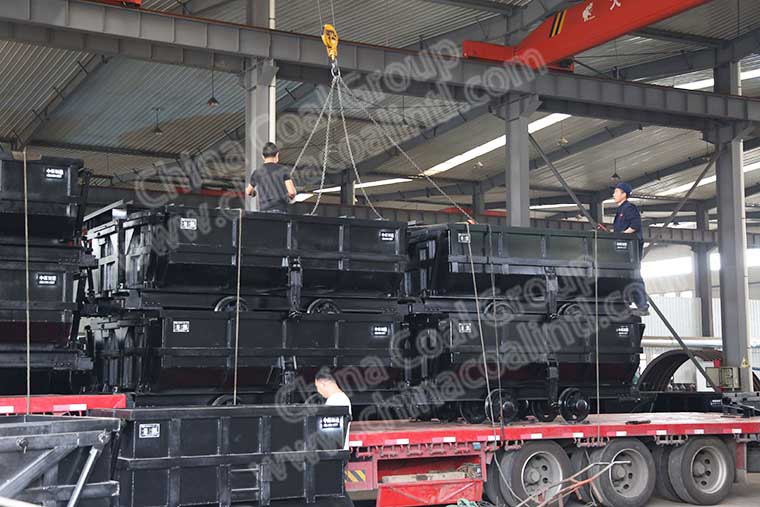 China Coal Group Sent A batch Of Side Dump Mining Rail Car To Yunnan Province