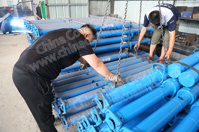 China Coal Group Sent Batch Of Single Hydraulic Props To Yunnan Province