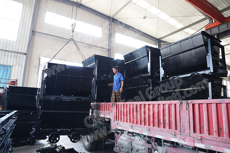  China Coal Group Sent A Batch Of Bucket Tipping Mine Car To Jiangxi Province