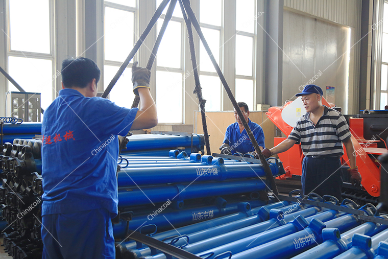 China Coal Group A Batch Of Mining Single Hydraulic Props Sent To Shanxi Province