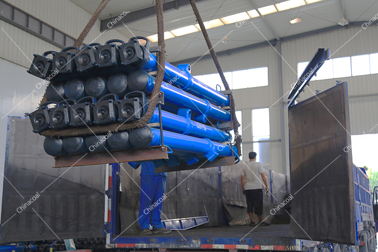 China Coal Group Mining Single Hydraulic Props Equipment Shipped Two Cities One Day