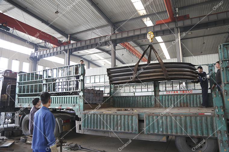 China Coal Group Sent A Batch Of  U-Shaped Steel Brackets To Heihe City, Heilongjiang Province 