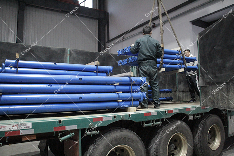 China Coal Group Send A Batch Of Hydraulic Props Of To Guizhou Province