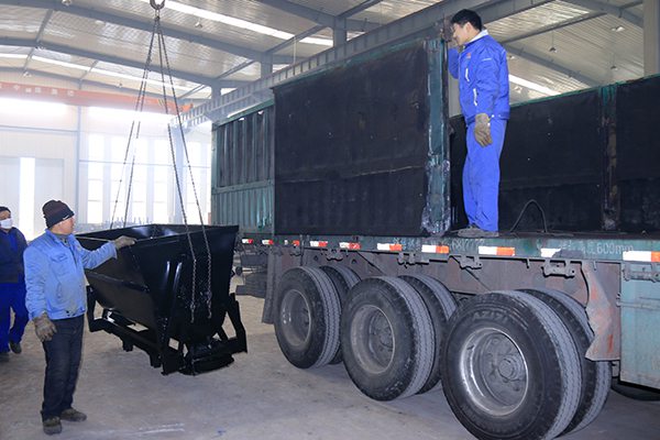 A Batch of Bucket-tipping Mine Cars of China Coal Group Sent to Liulin County Shanxi Province