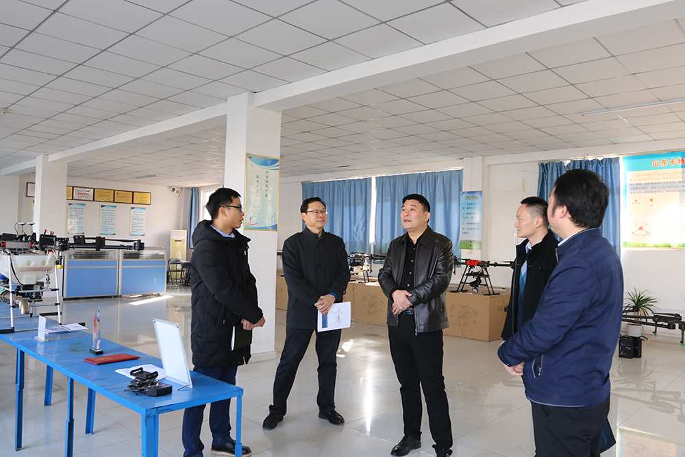 Warmly Welcome The Leaders Of Jining Technological Education Group To Visit Shandong Tiandun