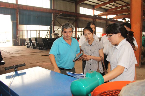 Ecuador Mining Companies Clients Come To Shandong China Coal Group To Visit and Purchase