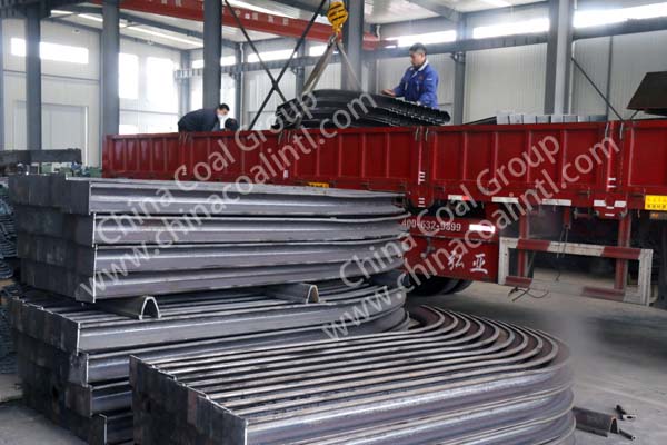 100 Sets of Mining U Steel Support Sent to Changzhi,Shanxi Province