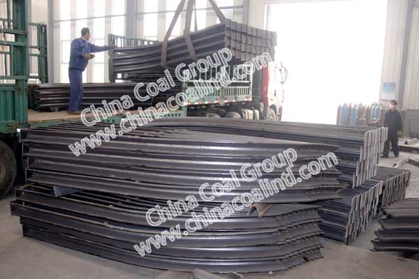 100 Sets of Mining U Steel Support Sent to East Uzhumuqin League in Xilingol City in Inner Mongolia