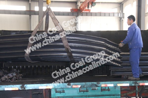 100 Sets Mining U Steel Supports of China Coal Group Sent to Xiangyuan County of Shanxi Province