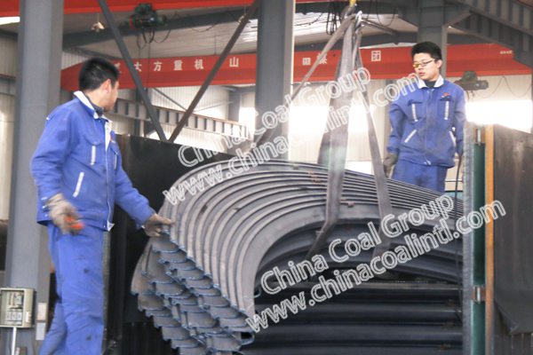 100 Sets Mining U Steel Supports of China Coal Group Sent to Xiangyuan County of Shanxi Province