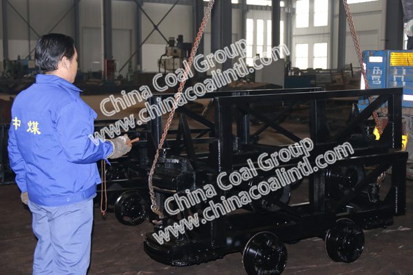 A Batch of Material Mine Cars of China Coal Group Sent to Lvliang,Shanxi Province