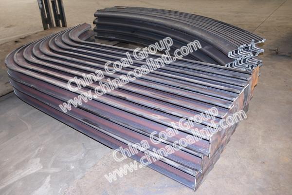 140 Sets Mining Steel Arch Supports of Shandong China Coal Group Sent to Jiuquan, Gansu Province