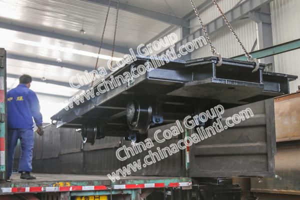 A Batch of Flat Mine Wagons of Shandong China Coal Group Sent to Linfen of Shanxi Province