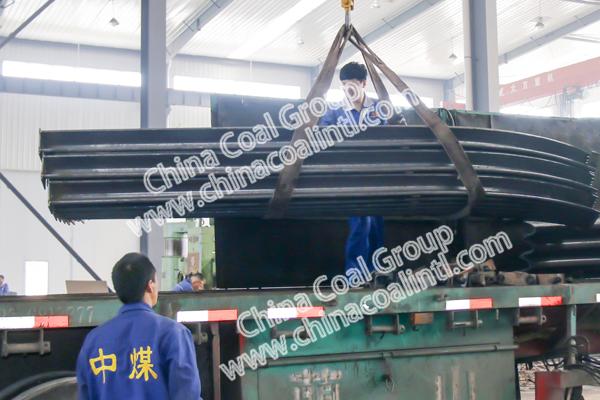 100 Sets Mining Steel Arch Supports of China Coal Group Sent to Changzhi of Shanxi Province