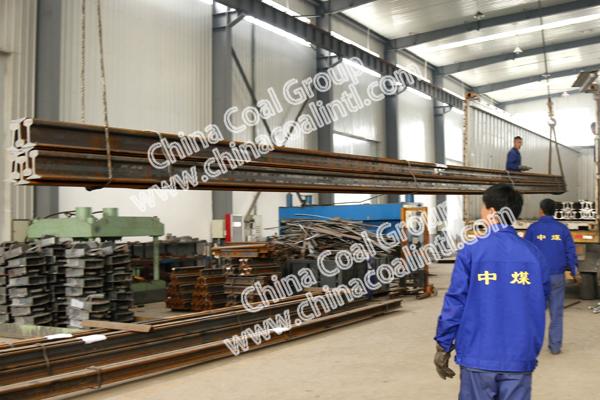 A Batch of Steel Rail of China Coal Group Sent to Italy by Qingdao Port