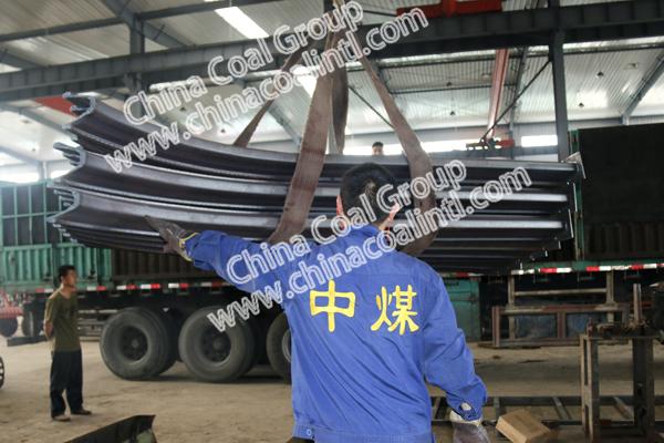 200 Underground Steel Arch Supports Sent To Hami City, Xinjiang Province