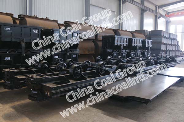 A Batch of New Type Flat Mine Carts from China Coal Group Sent to Gujiao City, Shanxi Province