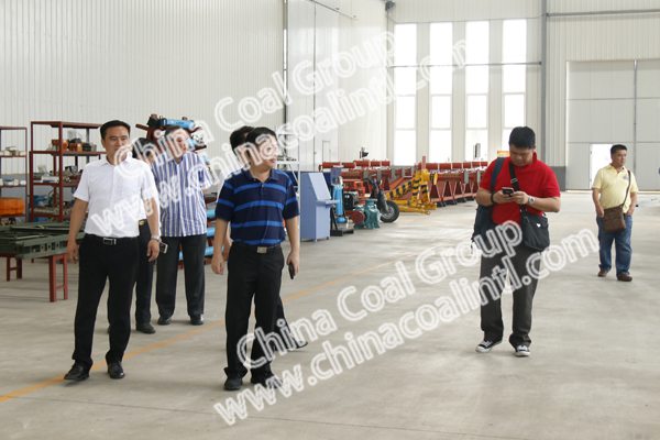 Warmly Welcome Singapore Merchants Visited Shandong China Coal Group for Purchasing Equipments