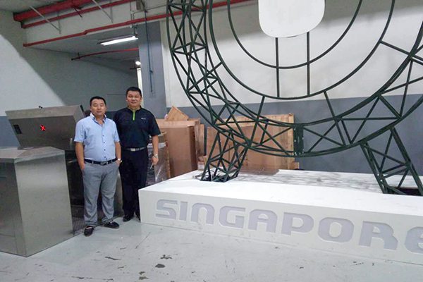 The Channel Switching Equipment Exported to Singapore of China Coal Successfully Completed Equipment Debugging Work
